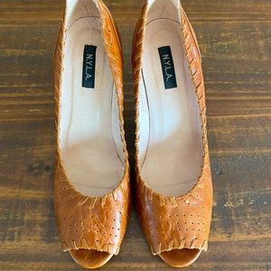N.Y.L.A high heal leather shoes